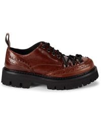 Moschino - Chunky Oxford Leather Brogues - Lyst
