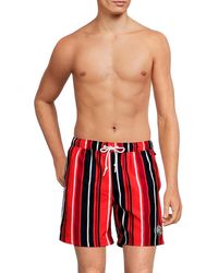 Original Penguin - Striped Swim Shorts - Lyst