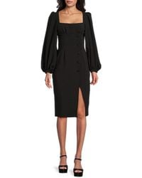 Black Halo - Aileene Squareneck Sheath Dress - Lyst