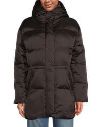 Champion - Hooded Puffer Coat - Lyst