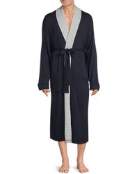 Majestic - Shawl Collar Belted Robe - Lyst