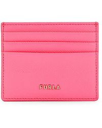 Furla - Logo Leather Card Case - Lyst