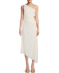 A.L.C. - A. L.C. Dahlia One-Shoulder Asymmetric Midi-Dress - Lyst