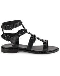 Ash - Conestud Leather Gladiator Flat Sandals - Lyst