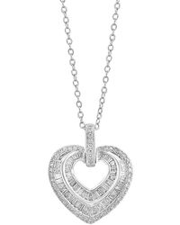 Effy - 14K & 0.58 Tcw Diamond Heart Pendant Necklace - Lyst