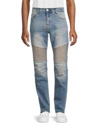 True Religion - Rocco Moto Relaxed Skinny Jeans - Lyst
