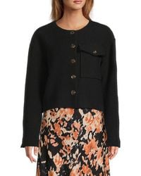 Tanya Taylor - Kento Button-Front Cropped Jacket - Lyst