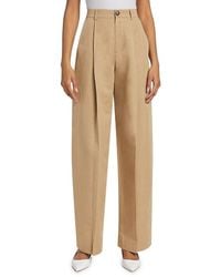 Vince - Pleated High-waist Pants - Lyst