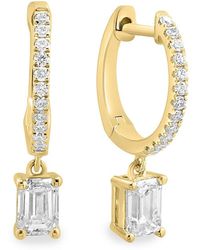 Effy - 14K & 0.73 Tcw Lab Grown Diamond Earrings - Lyst