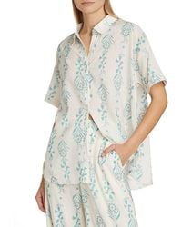 Splendid - Floral Short-Sleeve Shirt - Lyst