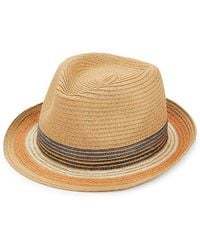 Paul Smith - Woven Paper Fedora Hat - Lyst