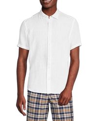 Report Collection - Short Sleeve Linen Shirt - Lyst