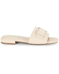 Calvin Klein - Tangelo Logo Flat Sandals - Lyst