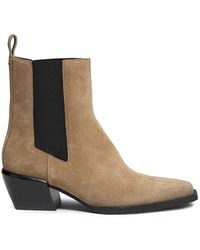 Rag & Bone - Joni 50Mm Suede Chelsea Boots - Lyst