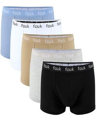 French Connection - '5-Pack Logo Boxer Briefs Set - Lyst