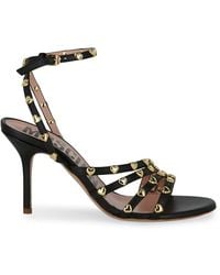 Moschino - Heart Stud Leather Sandals - Lyst