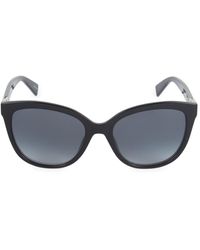 Max Mara 55mm Cat Eye Sunglasses - Black