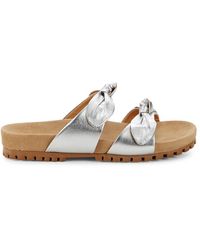 Jack Rogers - Knotted Leather Slides - Lyst
