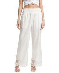 Rails - Henrik Cotton Scalloped Pants - Lyst