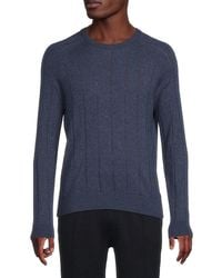 Bruno Magli - Textured Striped Sweater - Lyst