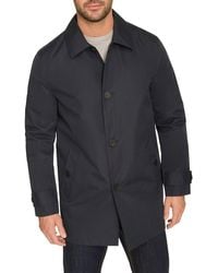 Cole Haan - City Rain Mid-Length Mackintosh Jacket - Lyst