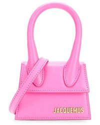 Jacquemus - Mini Le Chiquito Logo Leather Two Way Top Handle Bag - Lyst