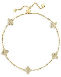 Effy - 14k Yellow Gold & 0.47 Tcw Diamond Bolo Bracelet - Lyst