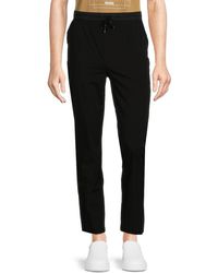 Karl Lagerfeld - High Rise Drawstring Pant - Lyst