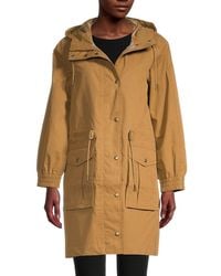 Madewell Kirkwood Waterproof Hooded Raincoat - Multicolor