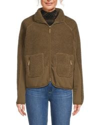 SAGE Collective - City Faux Shearling Jacket - Lyst