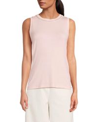 Calvin Klein - Parfait Sleeveless Knit Top - Lyst