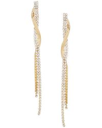 Shashi - Anouk 14k Gold Plated & Cubic Zirconia Drop Earrings - Lyst