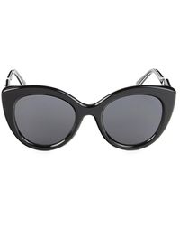 Jimmy Choo - Leone 52mm Cat Eye Sunglasses - Lyst