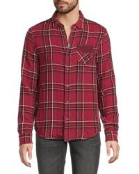 Buffalo David Bitton - Sujay Plaid Flannel Shirt - Lyst