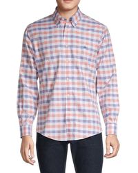 Brooks Brothers Regent-fit Checked Shirt - Blue