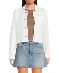 Hudson Jeans - Denim Cropped Jacket - Lyst