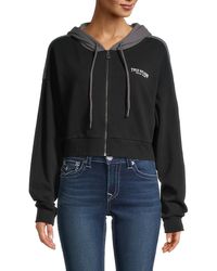 true religion white zip up moletom com capuz