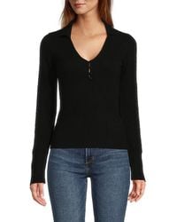 NAADAM - Long Sleeve Cashmere Polo - Lyst