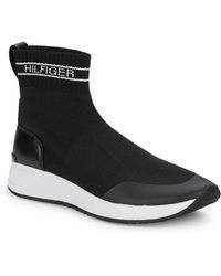 tommy hilfiger sneakers womens black