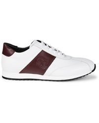 Bruno Magli Carlo Leather Sneakers - White