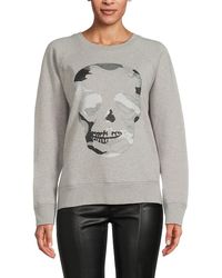 Zadig & Voltaire - Camo Skull Sweatshirt - Lyst