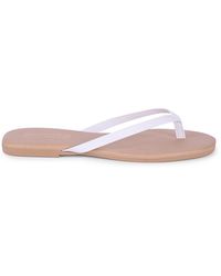 saks flat sandals