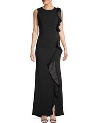 carmen marc valvo infusion ruffle gown