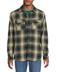 Buffalo David Bitton - Scotson Plaid Flannel Shirt - Lyst