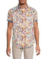 Robert Graham - Mixed Print Cotton Shirt - Lyst