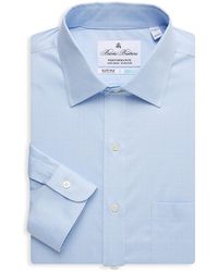 Brooks Brothers Regent-fit Plaid Dress Shirt - Blue