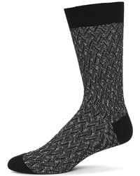 Missoni - Rib-Knit Zigzag Cotton-Blend Crew Socks - Lyst