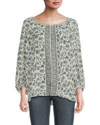 Max Studio - Printed Top - Lyst
