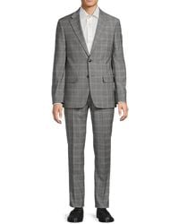 Tommy Hilfiger - Modern-fot Plaid Wool Blend Suit - Lyst