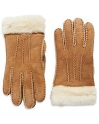 UGG - Shearling Sheepskin Gloves - Lyst